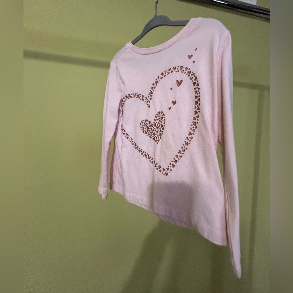 Carter's Pink Heart Long Sleeve Tee